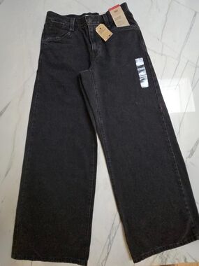 Levi's Wide-Leg Black Jeans